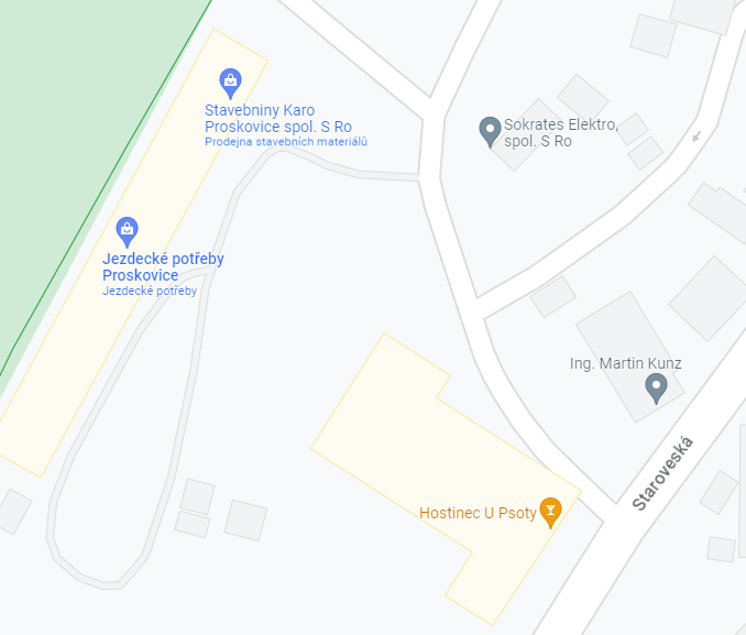 Jezdecke potřeby EquTex Google Map